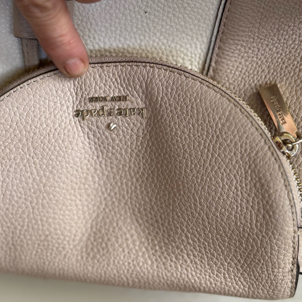 Kate Spade Cream Leather Bag